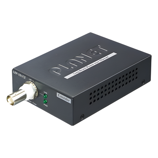 Extensor de 1 Puerto PoE Sobre Coaxial de Largo Alcance Hasta 1km