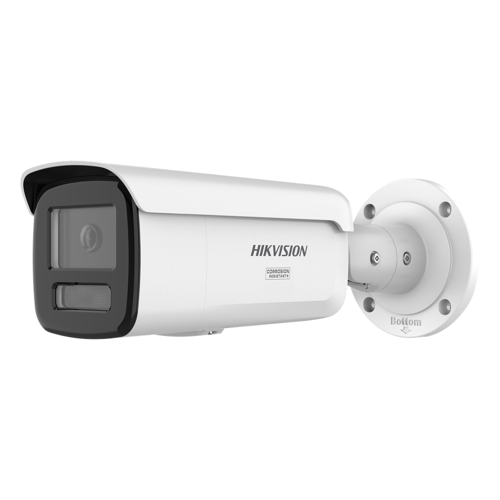 [Dual Light + ColorVu 3.0 + HikAI] Bala IP 6 Megapixel / Lente 4 mm / 60 mts IR + Luz Blanca / Exterior IP67 / WDR 130 dB / ACUSENSE 3.0 / Metal / NEMA 4X / ACUSEEK