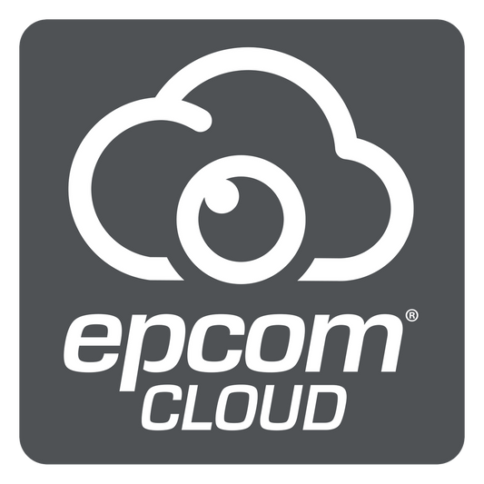 Suscripción Anual Epcom Cloud / Grabación en la nube para 1 canal de video a 4MP con 40 días de retención / Grabación por detección de movimiento