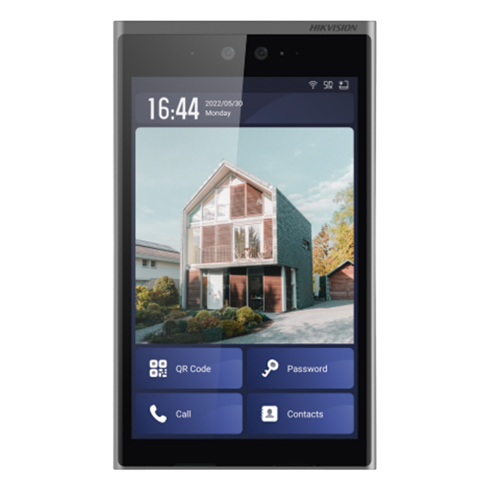 Frente de Calle IP 2 Megapixel (1080p) / Multiapartamento / Pantalla 10.1" Touch Screen / Reconocimiento Facial / Android / IP65 / IK07 / Soporta Modulo de Botones y Huella (por Separado)
