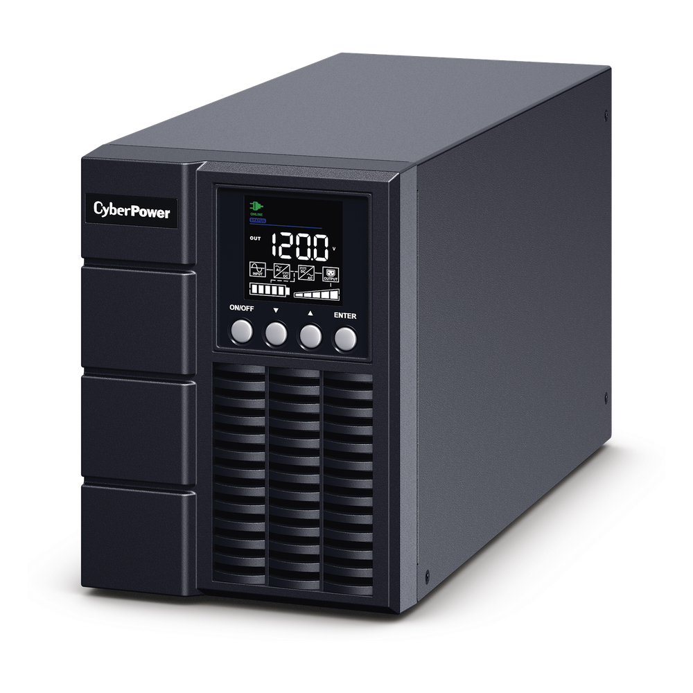 UPS de 1000 VA/900 W, Online Doble Conversión, Entrada 120 Vca NEMA 5-15P, Onda Senoidal Pura, Tipo Torre, Con 4 Tomas NEMA 5-15R