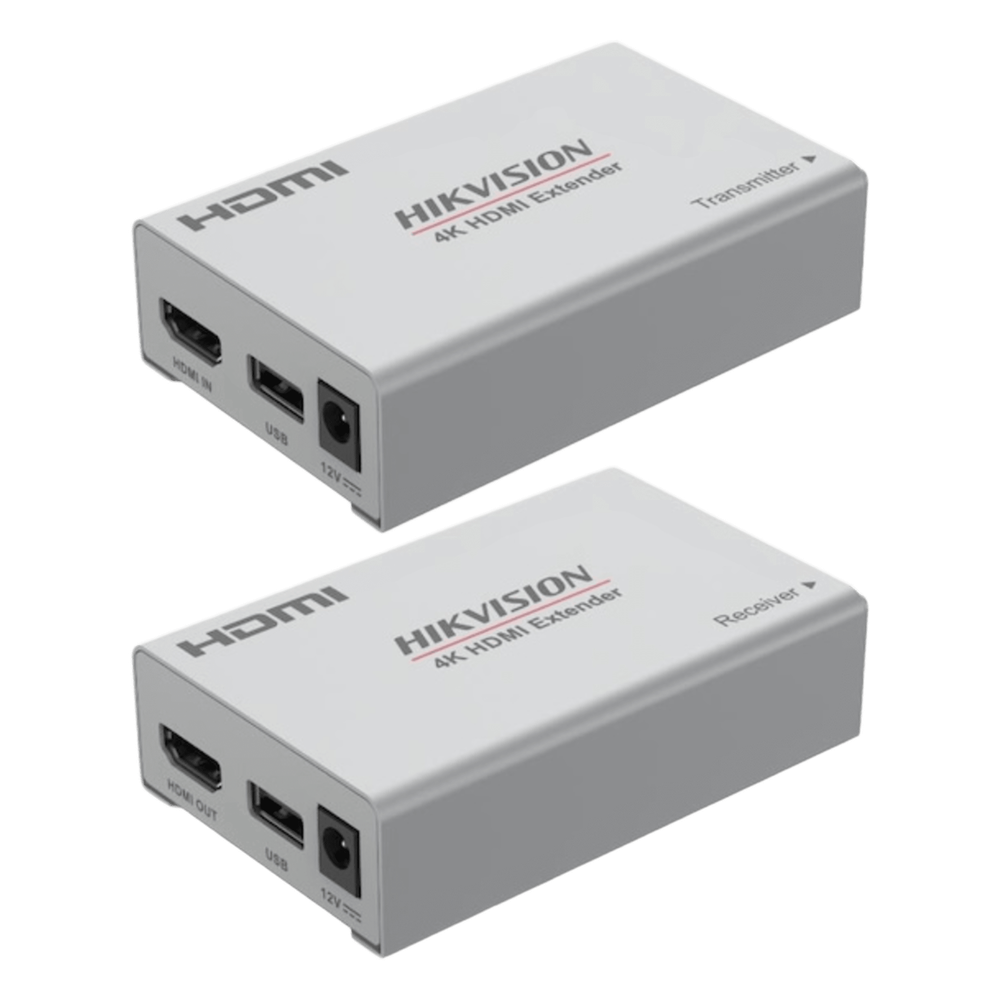 Kit Extensor de Video y Audio HDMI / 4K (3840×2160) a 60 Hz / Hasta 120 m (393.7 ft) con Cat 6 / Cero Latencia / Plug-and-Play / Transmisor y Receptor