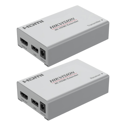 Kit Extensor de Video y Audio HDMI / 4K (3840×2160) a 60 Hz / Hasta 120 m (393.7 ft) con Cat 6 / Cero Latencia / Plug-and-Play / Transmisor y Receptor