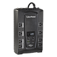 UPS de 825 VA/450 W, Topología Línea Interactiva, Entrada 120 Vca NEMA 5-15P, Tipo Gabinete Compacto, Con 8 Tomas NEMA 5-15R
