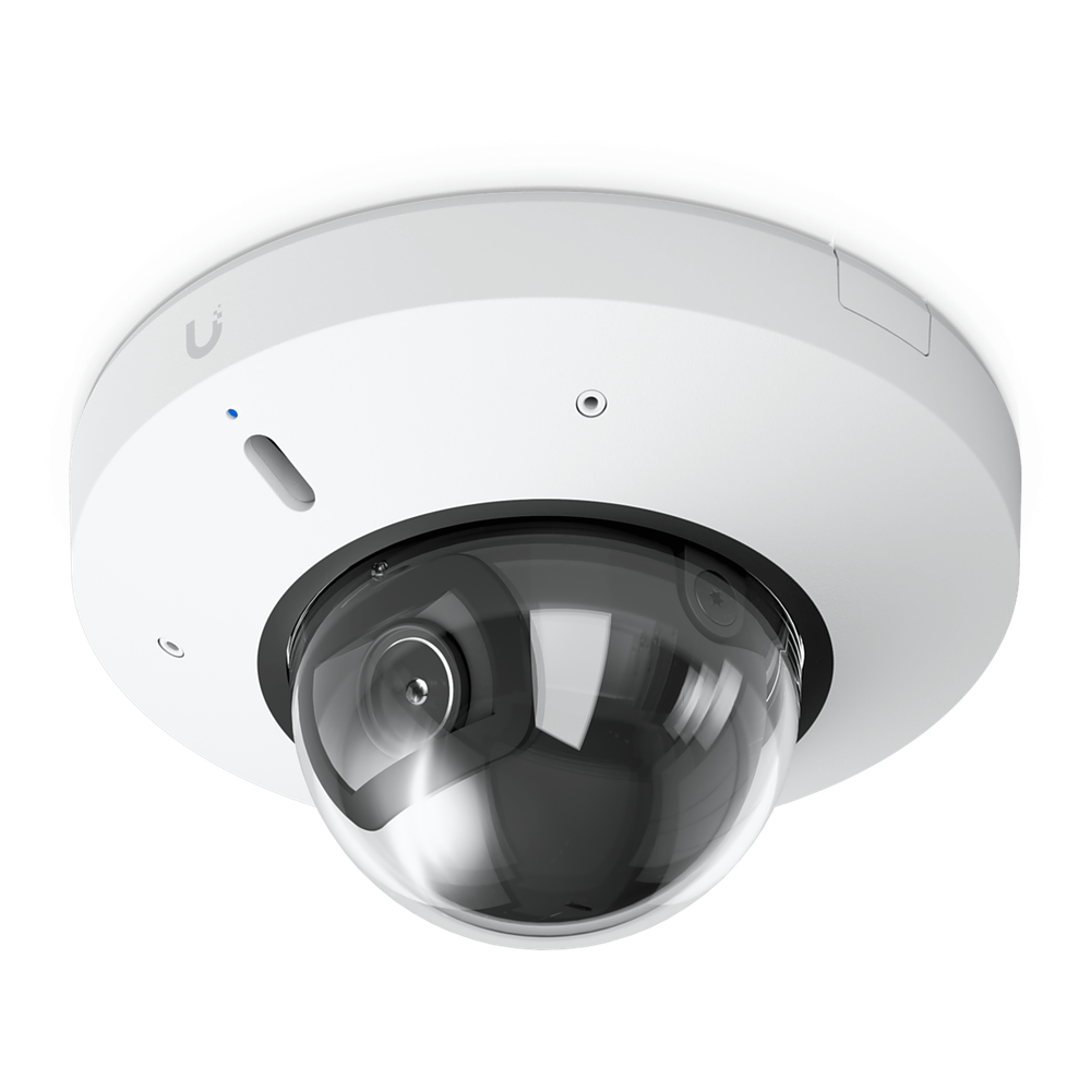 Mini Domo G6 Dome 4K de UniFi Anti vandalismo para Exterior con AI Multi-TOPS / Visión Nocturna IR / Poe+ Audio Bidireccional (Color Blanco)