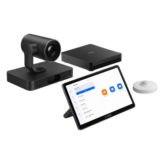 Sistema de Videoconferencia Yealink ZVC-S80-C5U-000 para Zoom Rooms con Tecnología de IA Colaborativa y Cámaras Dual 4K