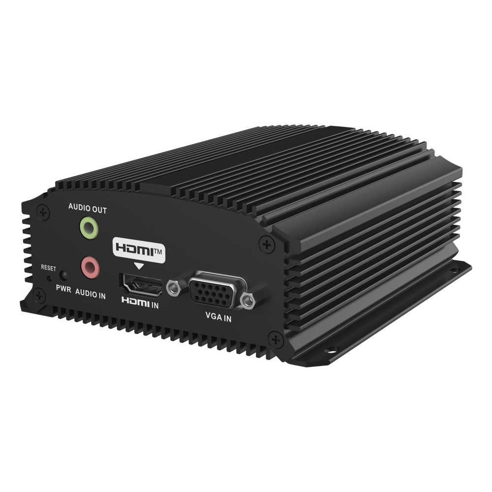 Codificador de Vídeo (Encoder) / Entrada HDMI o VGA / 1 Entrada de Audio