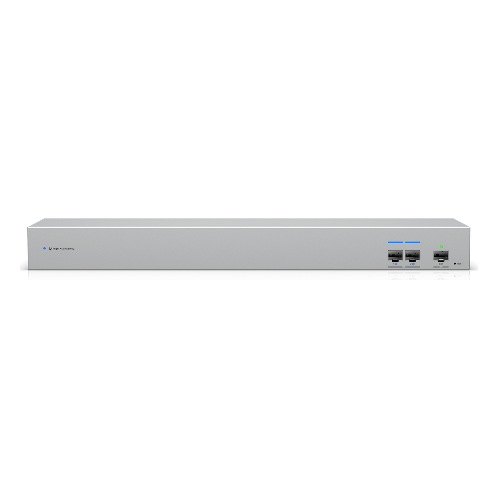UniFi USW-WAN – Switch WAN Capa 2 con Uplinks SFP+ 10G, Puerto RJ45 GbE y Alimentación CA Redundante para Alta Disponibilidad con UniFi Gateways en Modo Shadow (Rack 1U)