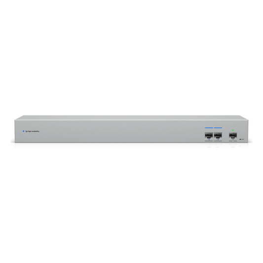 UniFi USW-WAN – Switch WAN Capa 2 con Uplinks SFP+ 10G, Puerto RJ45 GbE y Alimentación CA Redundante para Alta Disponibilidad con UniFi Gateways en Modo Shadow (Rack 1U)