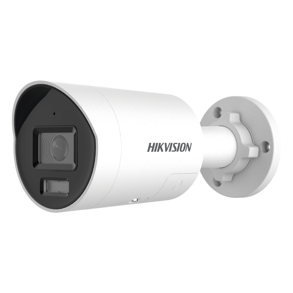 [Dual Light + ColorVu 3.0 + HikAI] Bala IP 8 Megapixel / Lente 2.8 mm / 40 mts IR + Luz Blanca / 2 Microfonos Integrados / Exterior IP67 / Estrobo Azul y Rojo / WDR 130 dB / ACUSENSE 3.0 / Metal / NEMA 4X / ACUSEEK