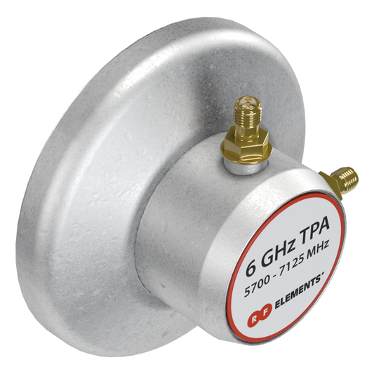 Adaptador Twistport con 2 Conectores RP-SMA Hembra Inverso / Compatible con Cualquier Radio / Rango de Frecuencia de 5700 - 7125 MHz / Protección IP65