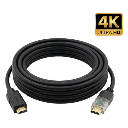 Cable HDMI Activo 4K a 60Hz | HDR, Triple Blindaje, K-Lock | CA-HM (25 mts / 82 ft)