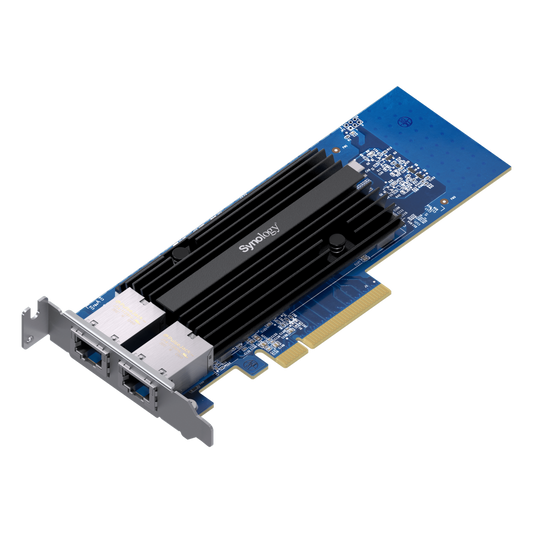 Adaptador de Red Synology E10G30-T2 | Doble Puerto 10 GbE | PCIe 3.0 x8 | Compatible con Synology | Link Aggregation.