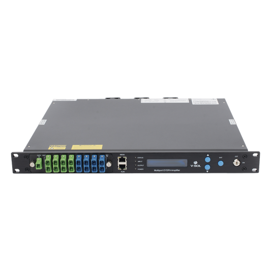 Amplificador Óptico EYDFA de 8 puertos de 1550nm