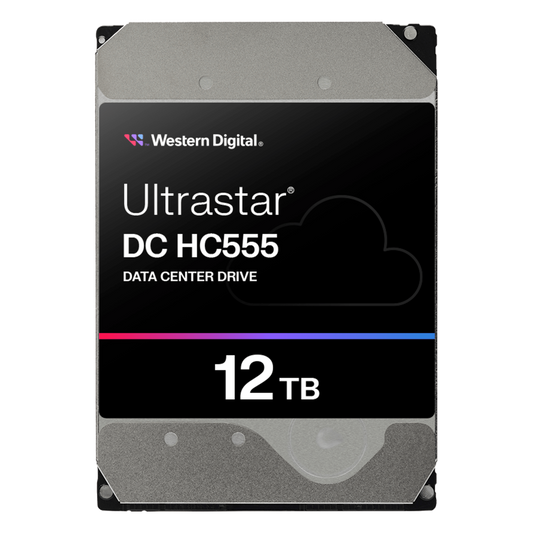 Disco Duro Enterprise 12 TB / Wester Digital (WD) / Serie Ultrastar / Recomendado para Data Center y NVRs de Alta Capacidad / Alto Performace