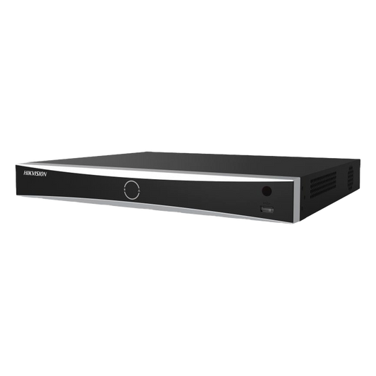 [Acusearch] NVR 12 Megapixel (4K) / 8 canales IP / 8 Puertos PoE+ / AcuSense (Evita Falsas Alarmas) / Reconocimiento Facial / 2 Bahías de Disco Duro / HDMI en 4K / Alarmas I/O / 300 Metros PoE Modo Extendido