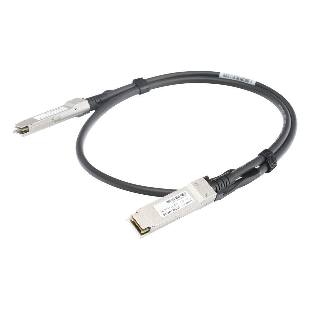Cable DAC QSFP+ de 40 Gbps a 40 Gbps / Passive Direct Attach Copper Twinax Cable / Longitud: 1 metros