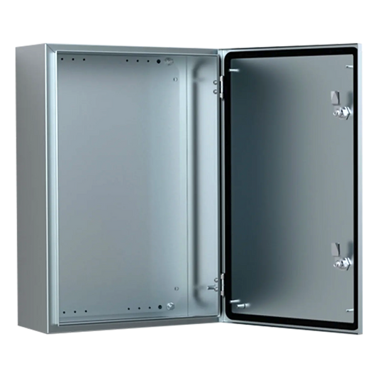 Gabinete de Acero Inoxidable 304L ASR IP66 / 600x400x210 mm (23.6x15.7x8.3 in) / 2 Cerraduras / Montaje Placa 2 mm