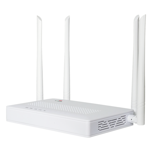 ONU Dual GPON/EPON / Wi-Fi Doble Banda 2.4 y 5 GHz / Soporta MESH / 2 puertos LAN Gigabit