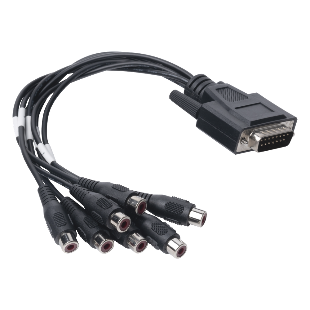 Adaptador de 7 entradas de Audio para DVR´s epcom y HIKVISION