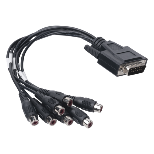 Adaptador de 7 entradas de Audio para DVR´s epcom y HIKVISION