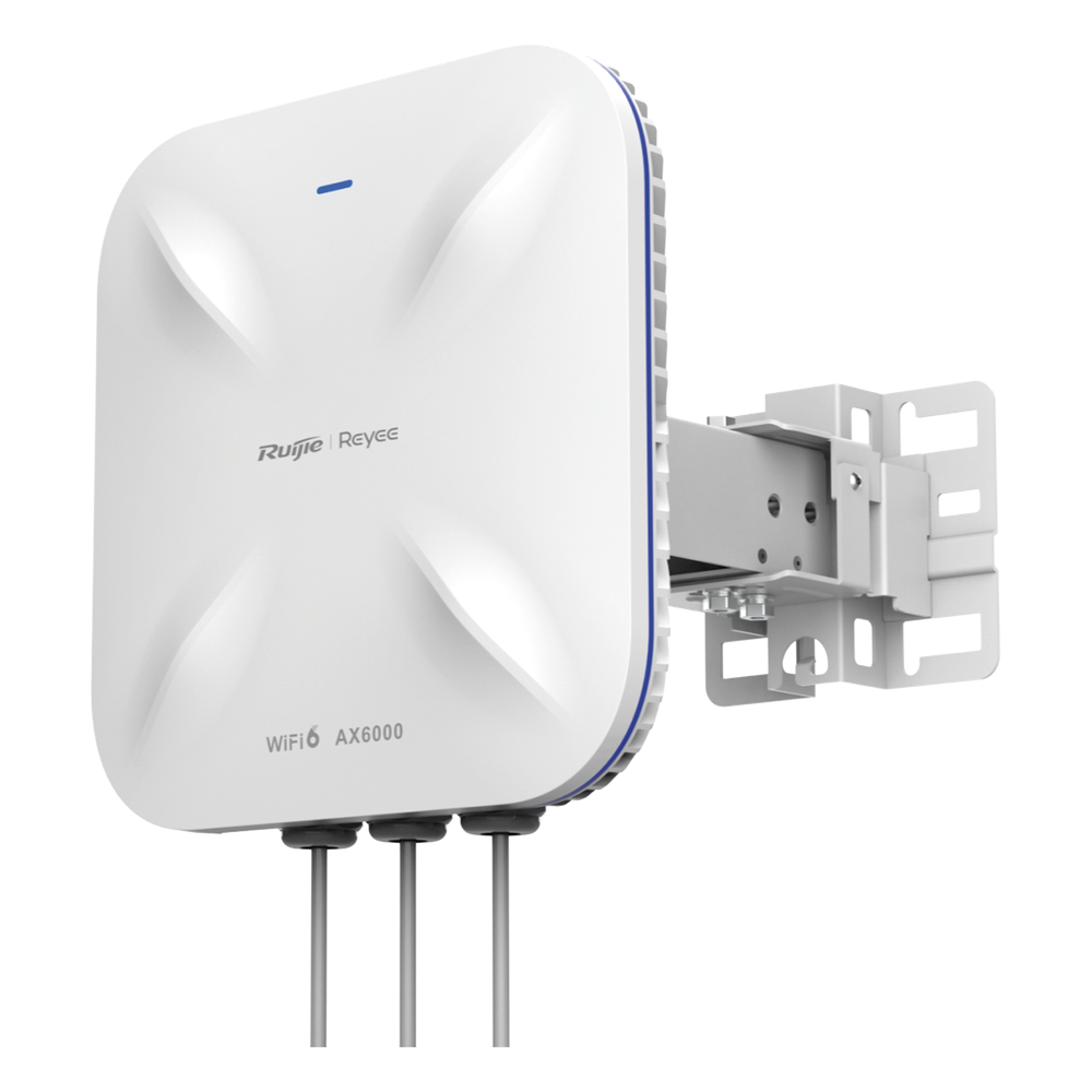 Punto de Acceso Mesh Wi-Fi 6 Industrial para Exterior Sectorial 60°, hasta 5.95 Gbps, MU-MIMO 4x4, Filtros Anti Interferencia y Auto Optimización con IA, puerto eth 2.5G y SFP