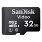 Memoria microSD SanDisk 32GB / Alta Resistencia / Videovigilancia / Clase 10