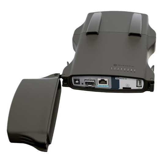 (NetMetal ax) – Radio conectorizado Wi-Fi 6 doble banda, Gigabit y SFP+ 2.5G para exteriores