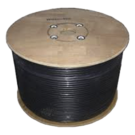 Carrete de Cable Coaxial de Baja Perdida WILSONRG11 Tipo RG11. 75 Ohm de Impedancia. 152.4 Metros (500 Pies)