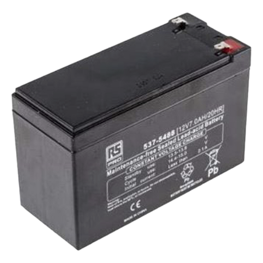 Batería de respaldo de plomo-ácido de 12 V y 7 Ah para paneles de control de acceso MAXPRO Access MPA2 y MPA4