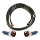 Jumper Coaxial de 50 Ohm con Cable Wilson-400 | Conector N Macho en los Extremos | 15.24 Metros (50 Pies) de Longitud.