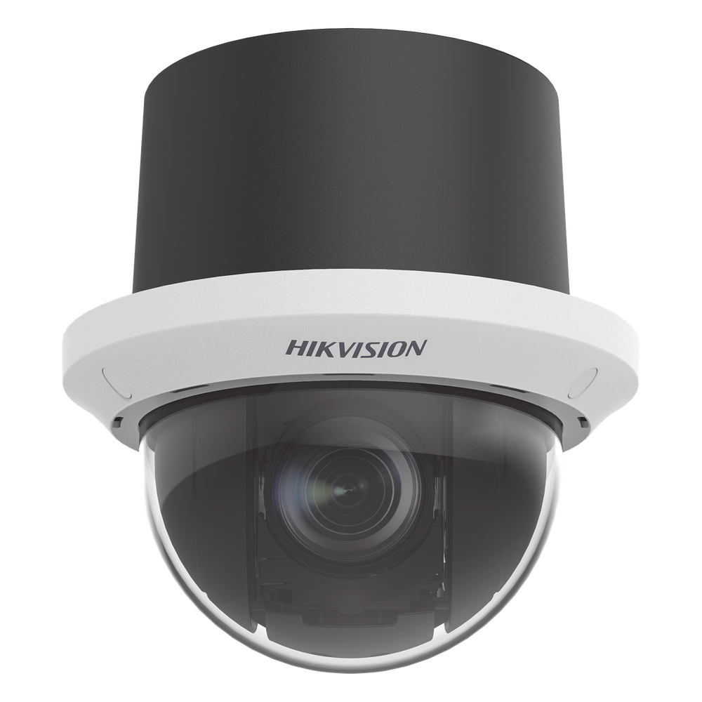 PTZ IP 4K (8 Megapixel) / 25X Zoom  / Uso en Plafon / IP54 / ACUSEEK / DARKFIGHTER / ACUSENSE / WDR 120 dB / Audio y Alarmas I/O / HLC / EIS / PoE+ / Micro SD