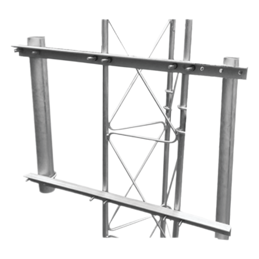 Brazo Lateral Doble Para Torre Arriostrada, Compatible con STZ30G, STZ35G y STZ45G.