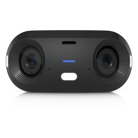 UniFi Protect G6 180 – Cámara PoE+ Dual Sensor de 16 MP para Interior/Exterior con Motor de IA Multi-TOPS y Cobertura Panorámica de 180°