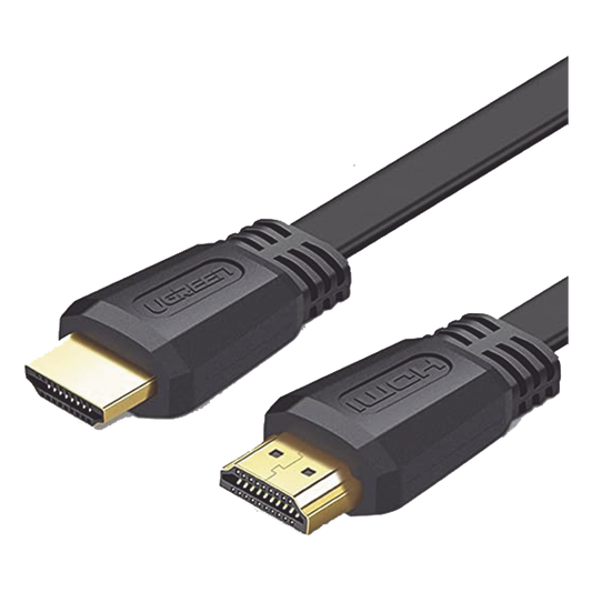 Cable HDMI 2.0 Plano de 1.5 Metros (4.92 Pies) / 4K@60Hz / HDR / 3D / HEC (Canal Ethernet HDMI) / ARC (Canal de Retorno de Audio / Color Profundo de 48 Bits / Audio de 32 Canales / HDCP / Audio Dolby True HD 7.1 / 18 Gbps / EstaÑado y Triple Blindaje / A