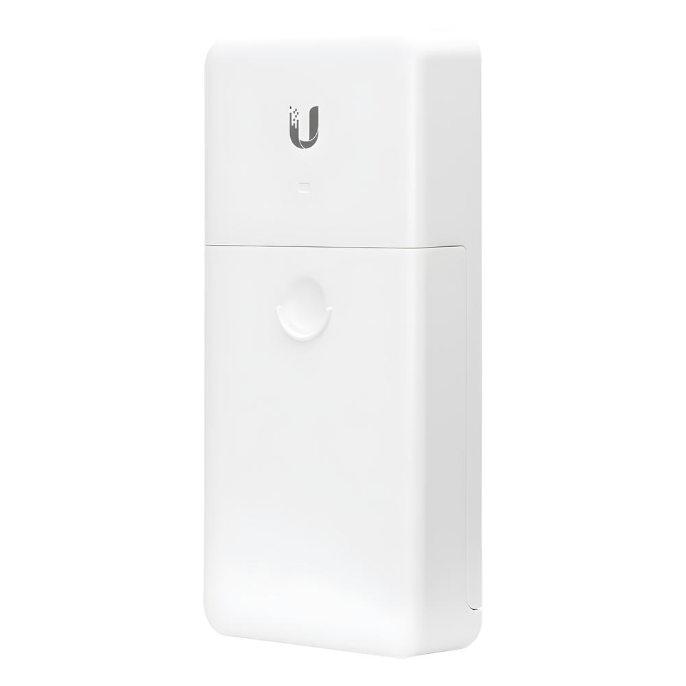 Switch PoE 24 V de Paso para Exterior con 4 Puertos Gigabit (1 PoE In, 3 PoE Out) NanoSwitch