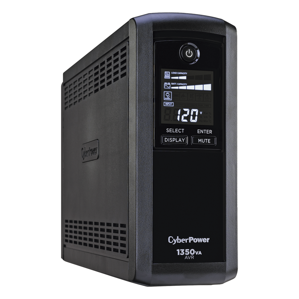 UPS de 1350 VA/815 W, Topología Línea Interactiva, Entrada 120 Vca NEMA 5-15P, Tipo Mini Torre, Con 10 Tomas NEMA 5-15R