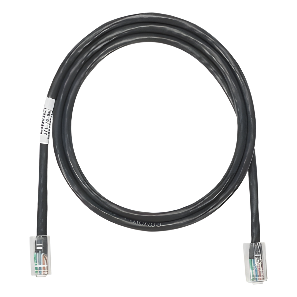 Cable de Parcheo UTP Categoría 5e, con Plug Modular en Cada Extremo - 1.5 Metros (4.92 Pies) - Negro