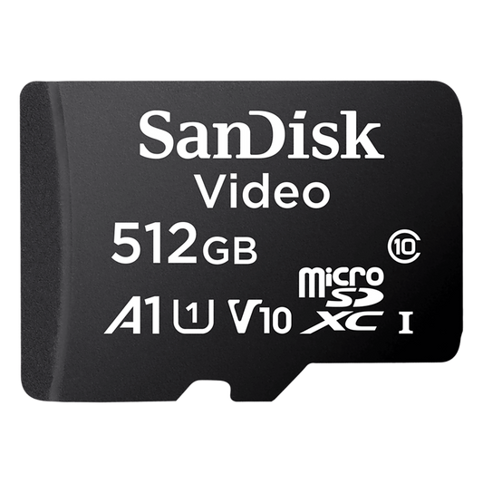 Memoria microSD SanDisk 512GB / Alta Resistencia / Videovigilancia / Clase 10