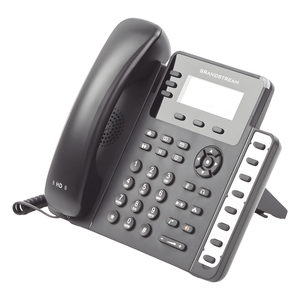 Teléfono IP SMB de 3 líneas con 3 teclas de función, 8 teclas de extensión BLF y conferencia de 4 vías, PoE
