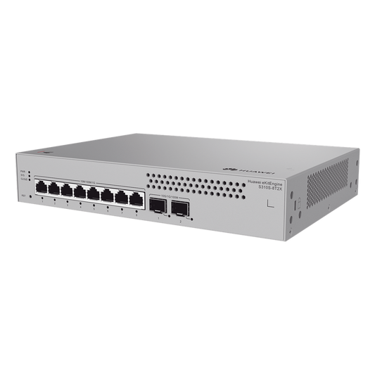 Switch de Acceso Gigabit Administrable Capa 2+ / 8 puertos 10/100/1000 Mbps / 2 Puertos 10GE SFP Uplink  / ERPS / Rutas Estáticas / Administración Nube Gratis