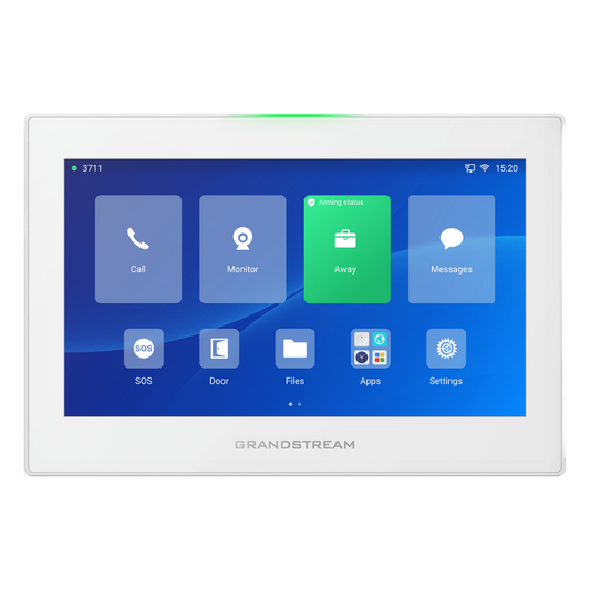 Estación de Intercomunicación SIP con Wi-Fi 6, Bluetooth y Control Total para Agendamiento de Salas y Edificios Inteligentes (Color Blanco)