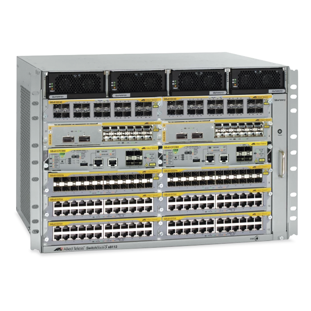 Switch Blade SBx8112 Chasis de Rack P/12 Slots