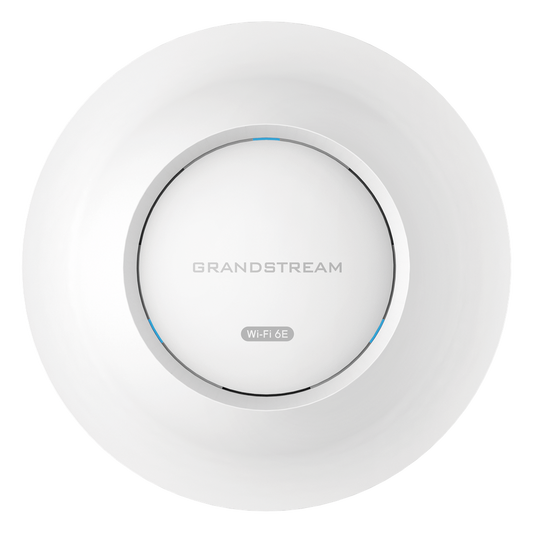 Punto de acceso Wi-Fi 6E tribanda GWN 802.11ax, con administración desde la nube gratuita o stand-alone.