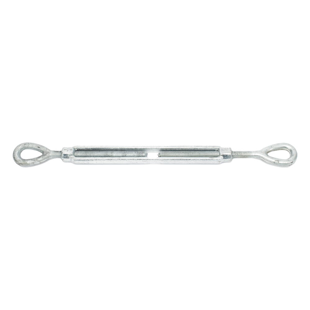 Tensor de 1/2" x 9" Acero Forjado OJO-OJO Galv. Inmersión en Caliente (Carga Max. 2200 lbs).