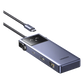 Hub USB-C 7 en 1 / USB-C a HDMI 4K 60Hz / 2x USB-A 3.0 + USB-C 3.0 + USB-A 2.0 / Gigabit Ethernet / PD 100W / Cable 20 cm (7.9 in)