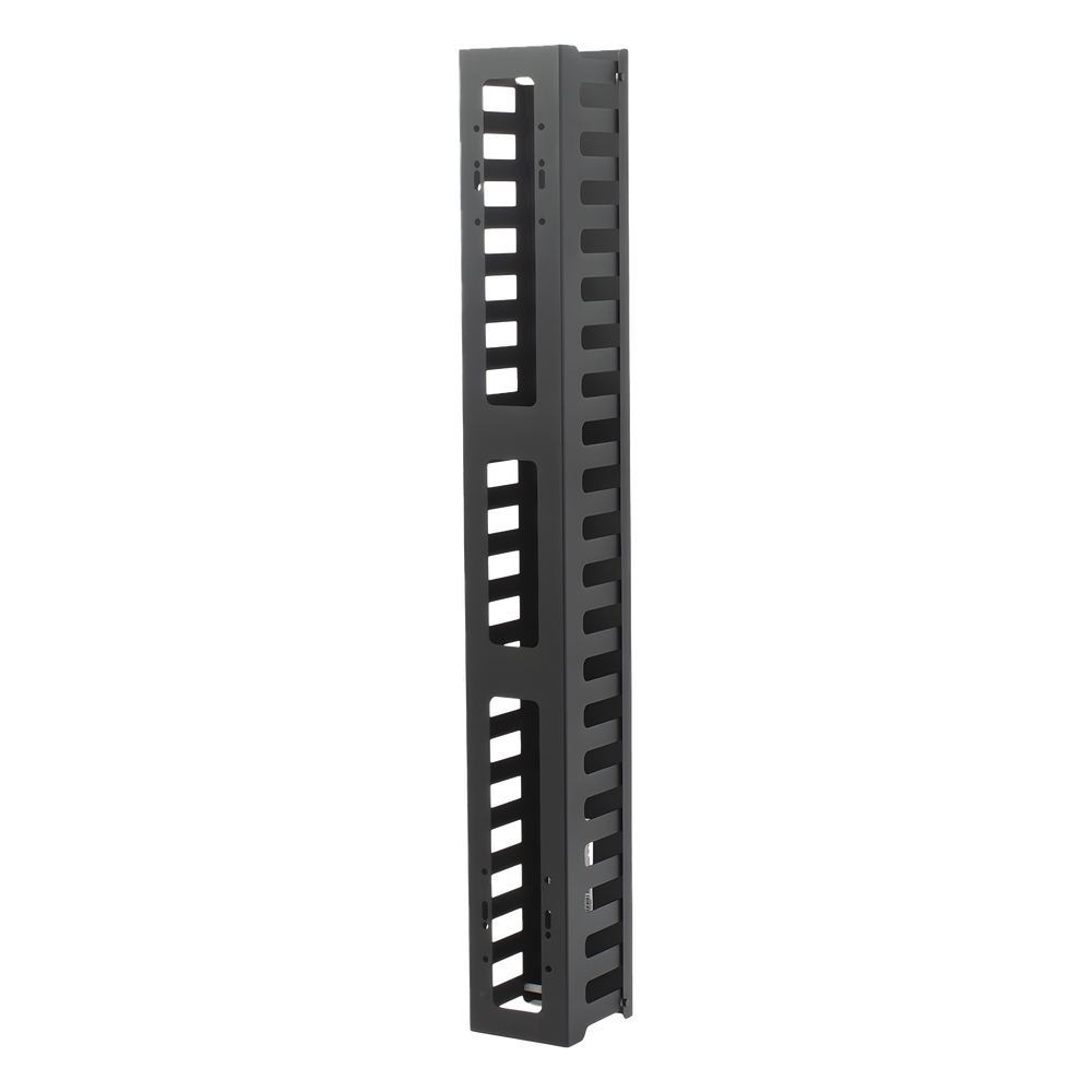 Organizador de Cable Vertical de 21 Unidades Rack Sencillo, Compatible con Racks Serie EIRL y EIQR