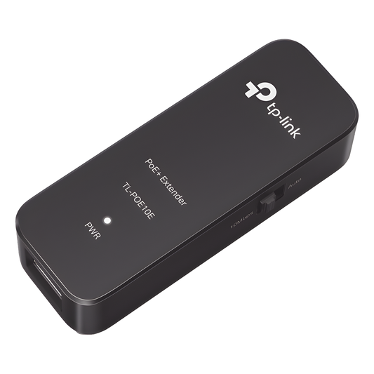 Extensor PoE 802.3 af/at / 2 puerto 10/100 Mbps / Plug and Play / Salida PoE Hasta 20W / Extensor Hasta 250 Metros