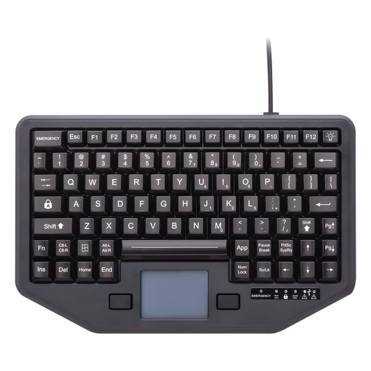 Teclado con Panel Táctil Integrado
