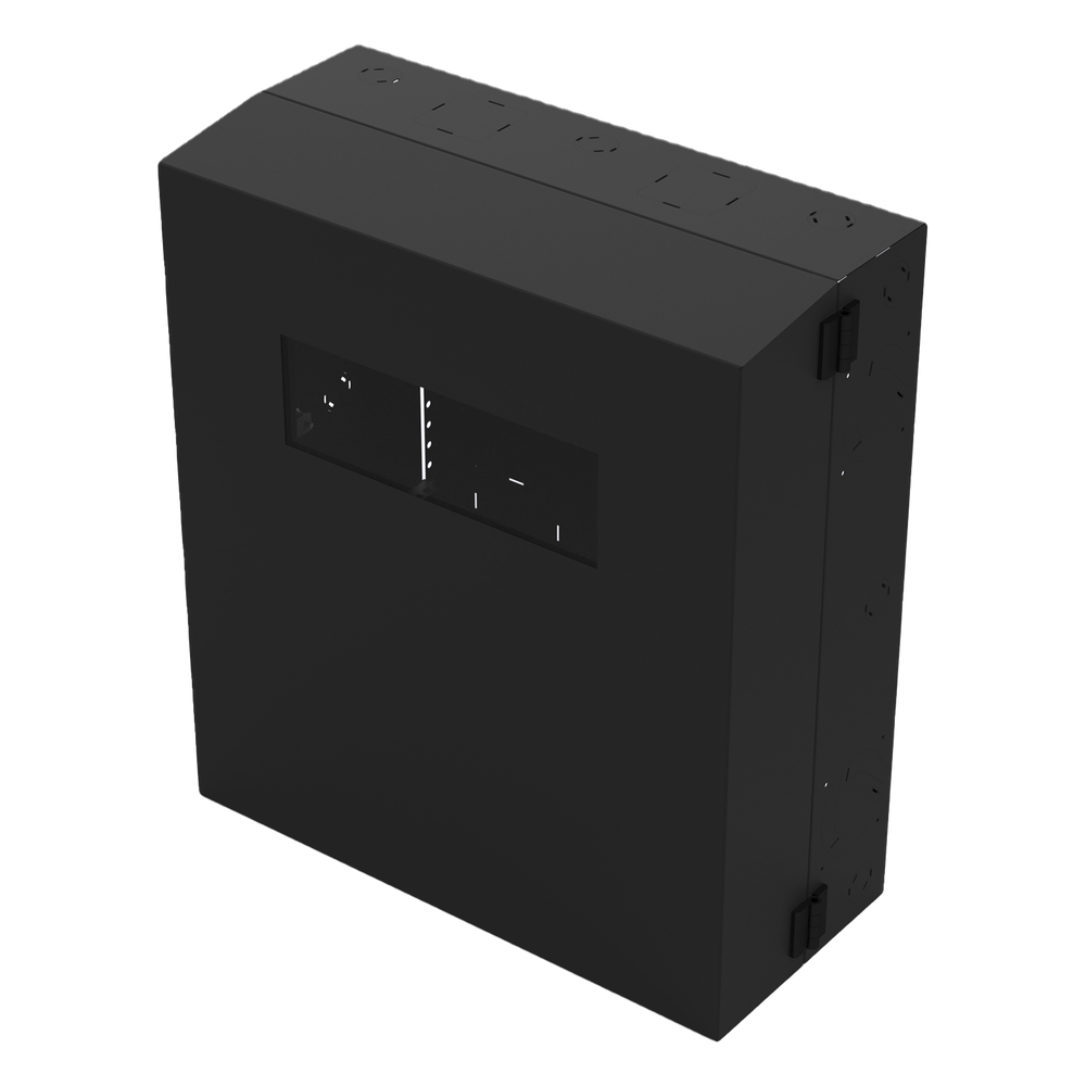 Gabinete de Pared con Rack Horizontal de 6 UR, con Ventanilla de Inspección, Se envía el Gabinete Armado.